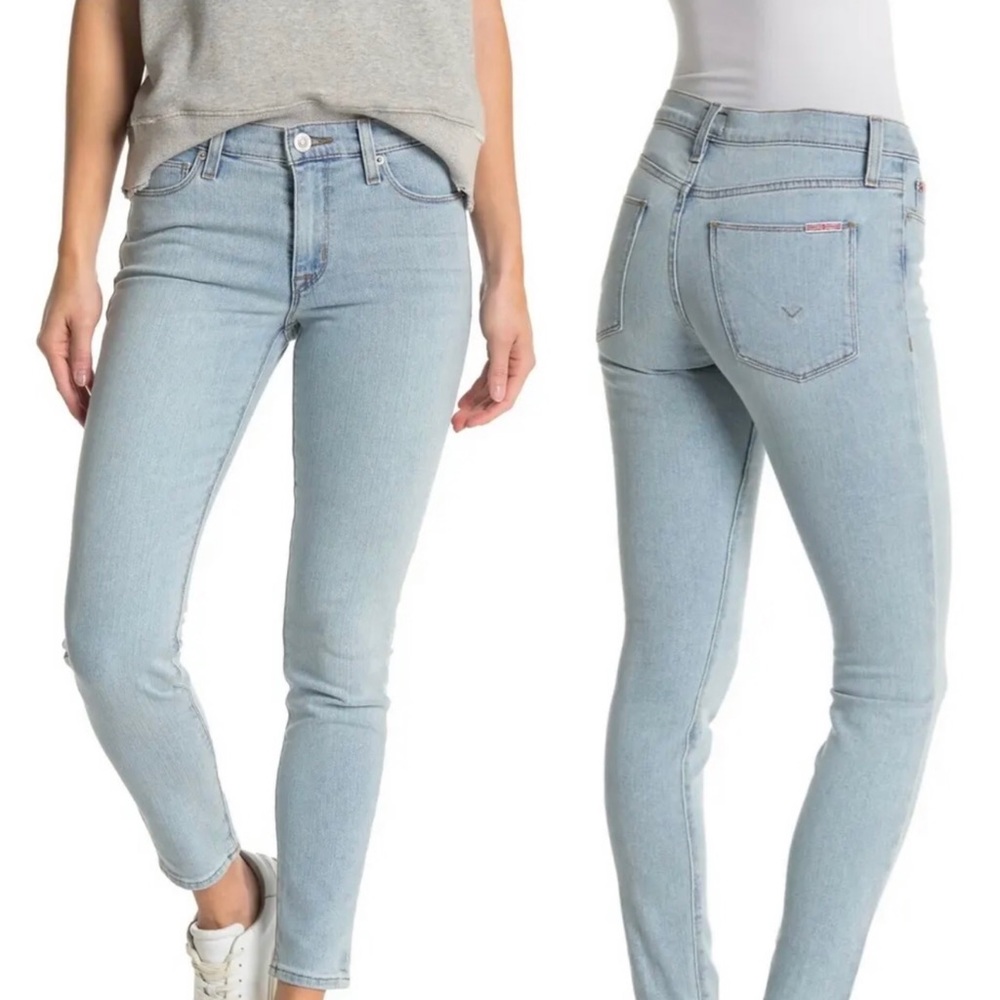 HUDSON Natalie Mid Rise Super Skinny Ankle Jeans SIZE 24 NEW